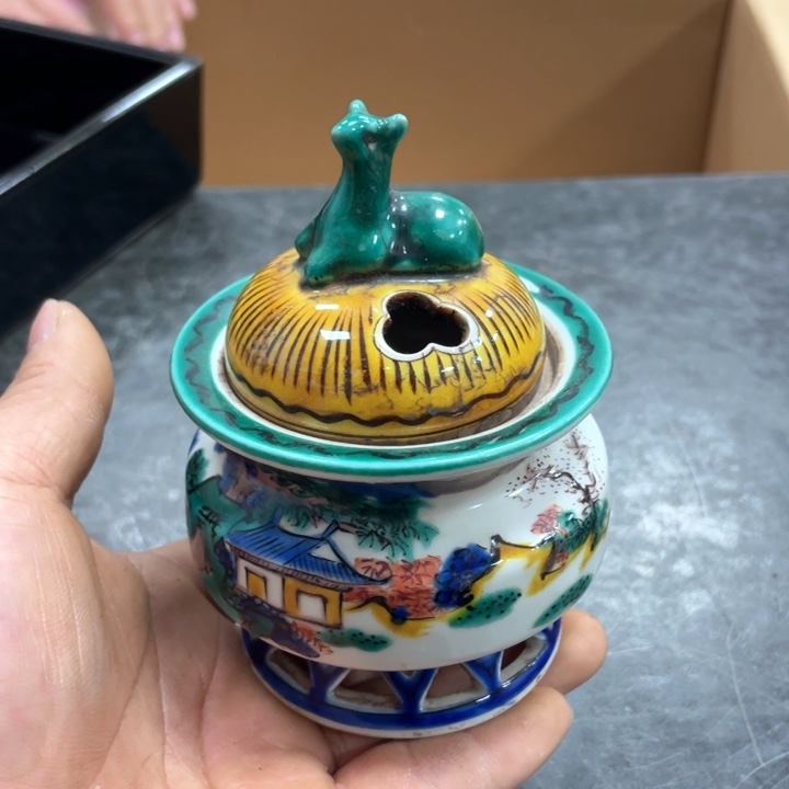 瓷片瓷工艺品摆件