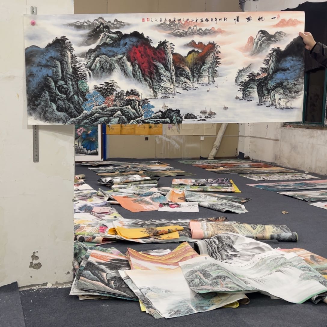国画处理作品看好再拍哦