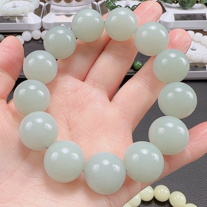 和田玉手串未镶嵌