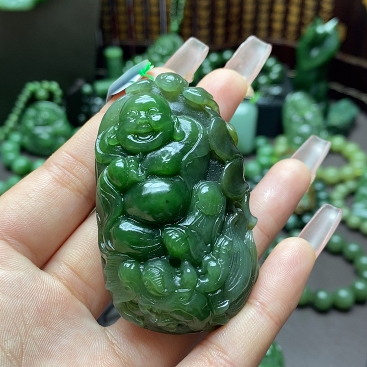和田玉手把未镶嵌
