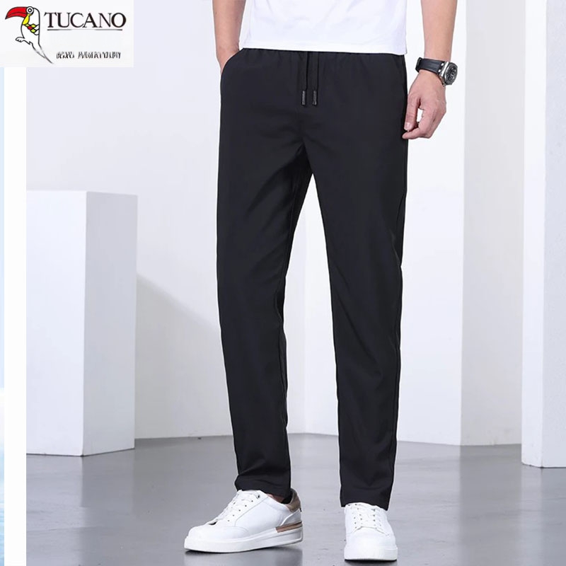 TUCANO长裤男士商务休闲裤直筒冰丝裤运动男裤秋宽松薄款