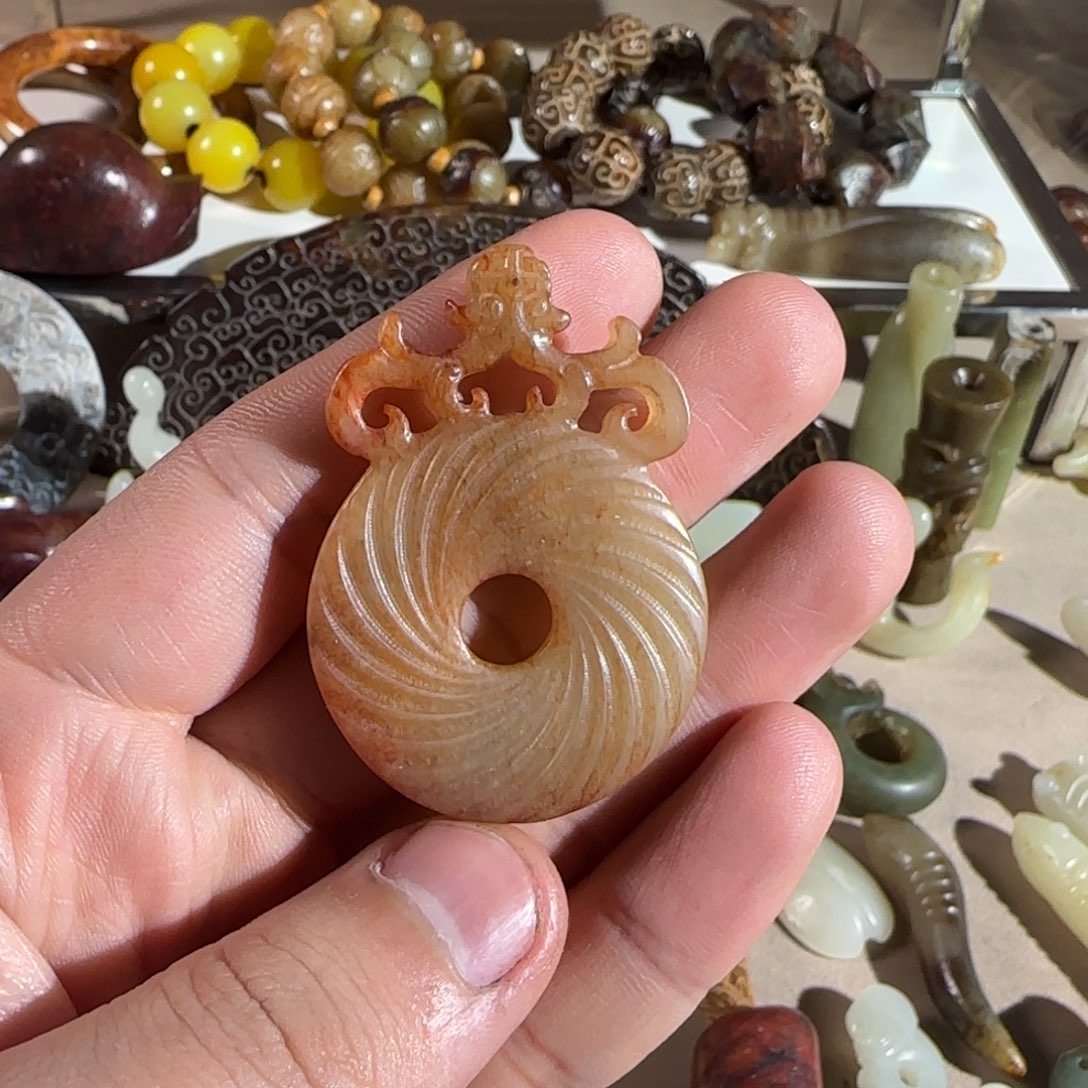 和田玉吊坠(不含链)未镶嵌