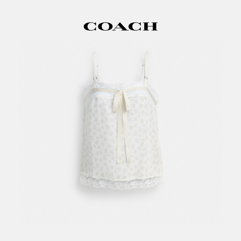 COACH/蔻驰 花卉桑蚕丝上衣