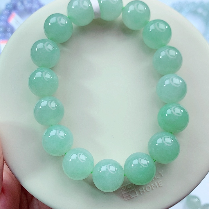 翡翠未镶嵌手链卡13.3