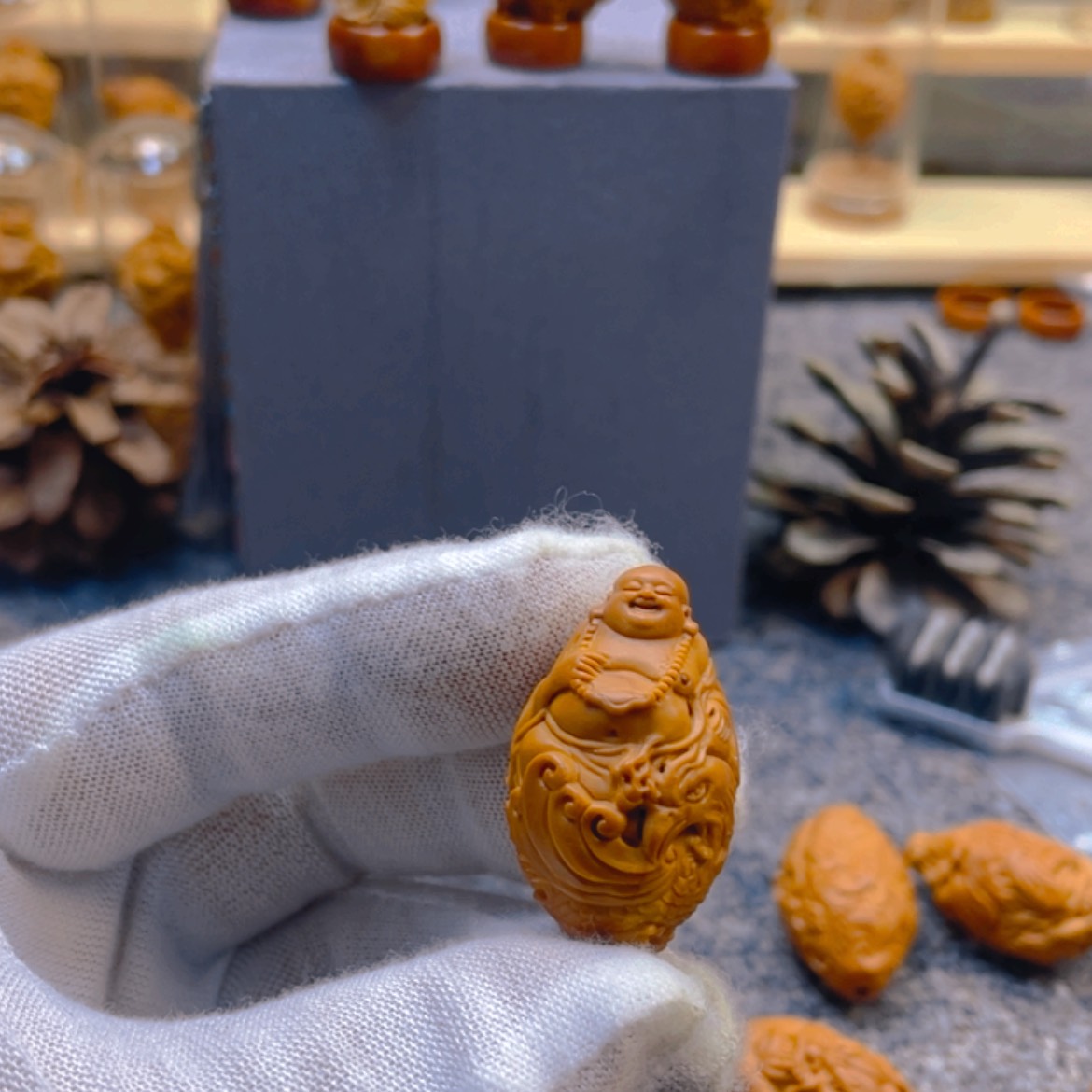 【闪购商品】橄榄核吊坠久***影橄榄核