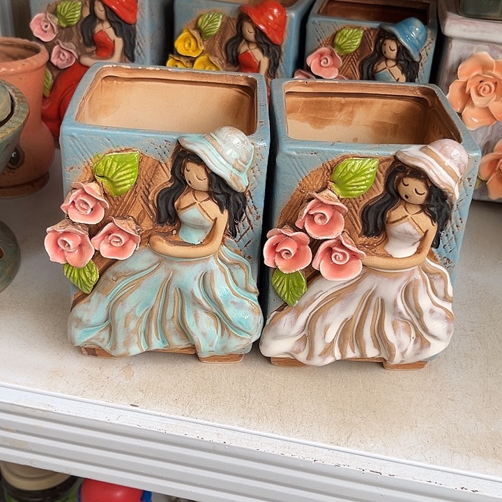 粗陶材质多肉花盆