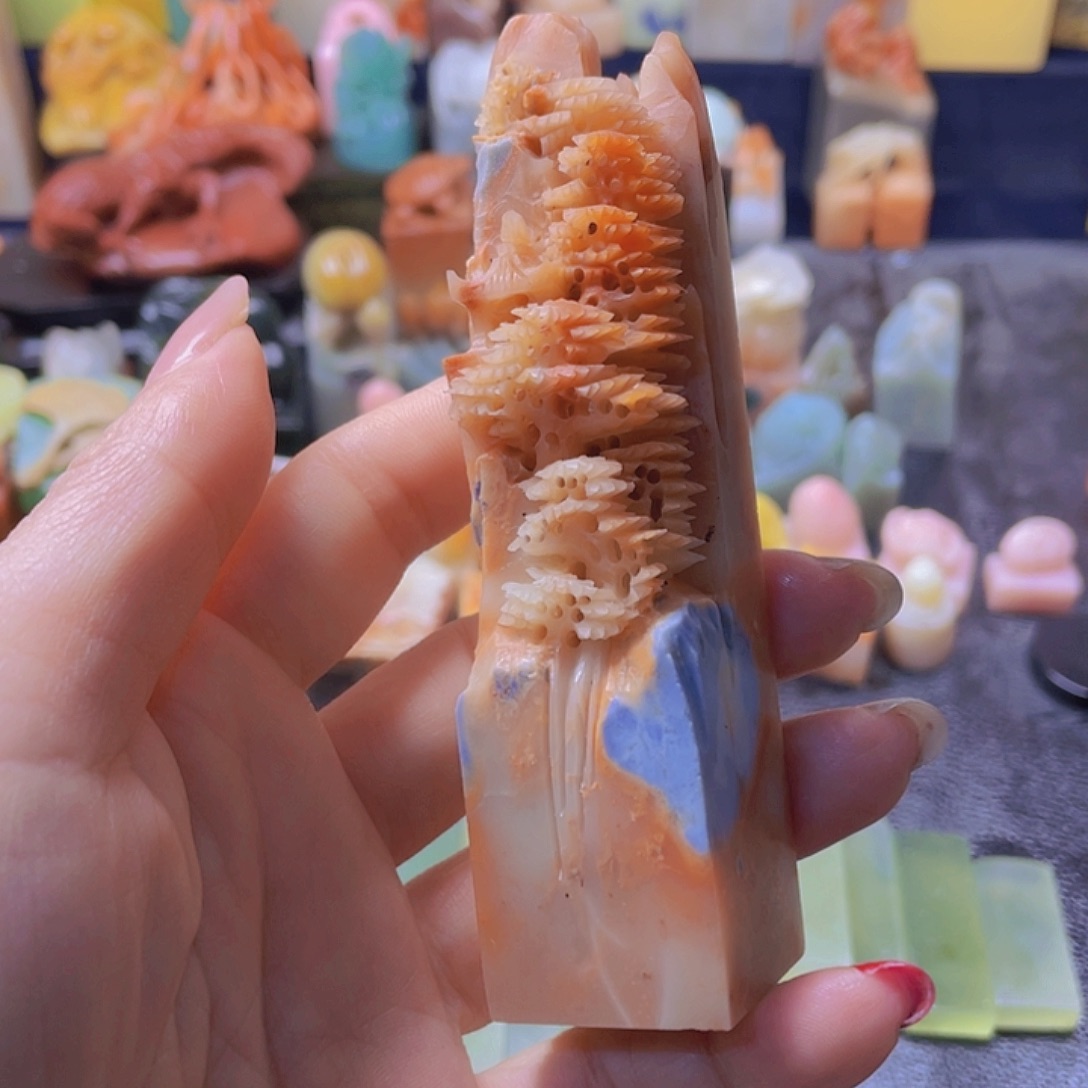 昌化石印石青田封门