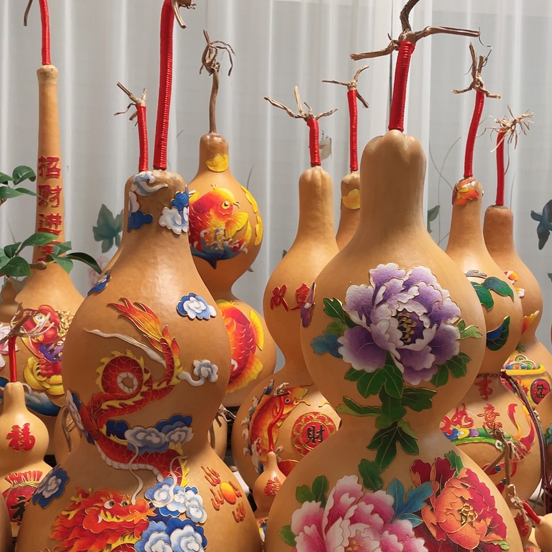 林***子木葫芦福禄龙和牡丹大号