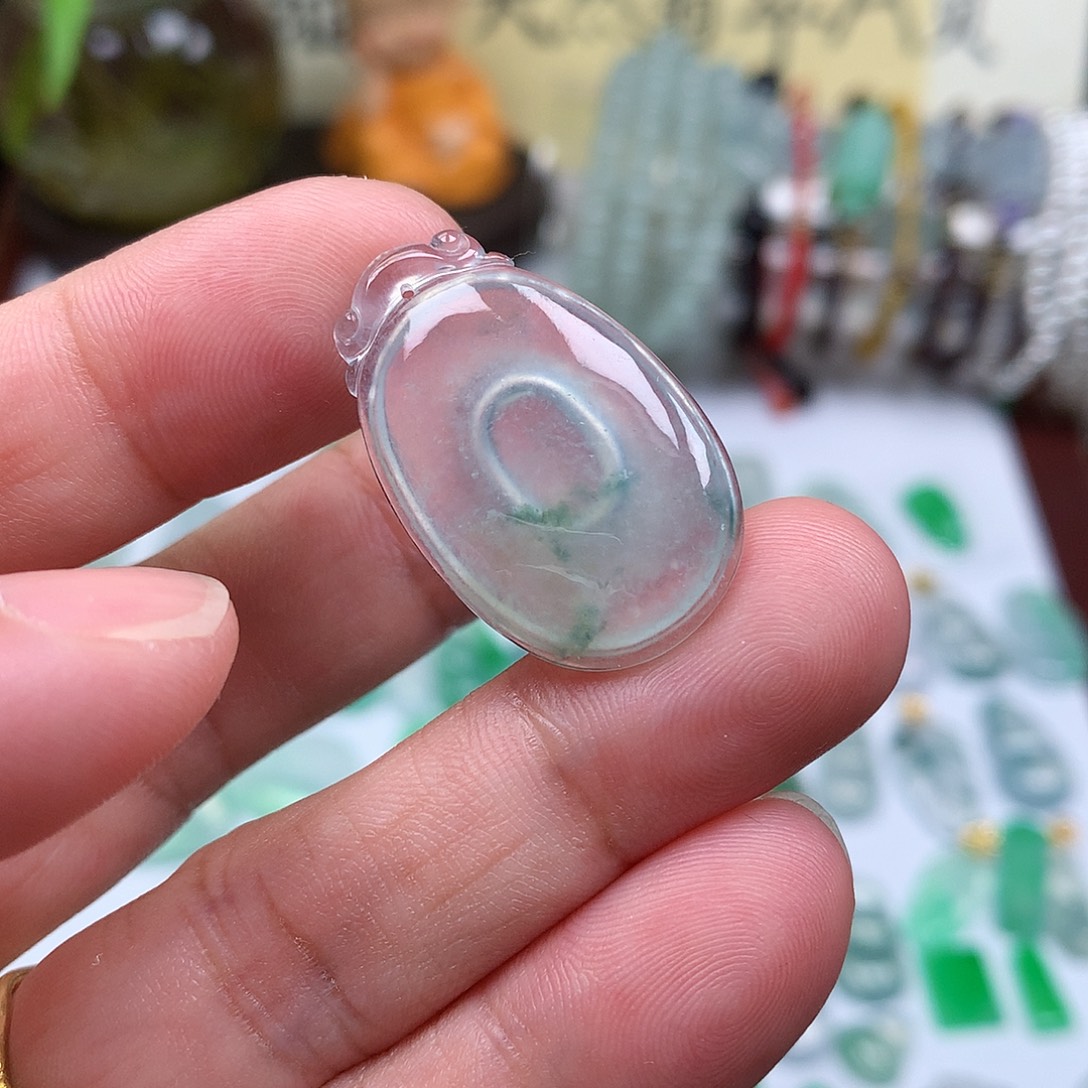 翡翠裸石缅甸天然A货翡翠冰种福贝