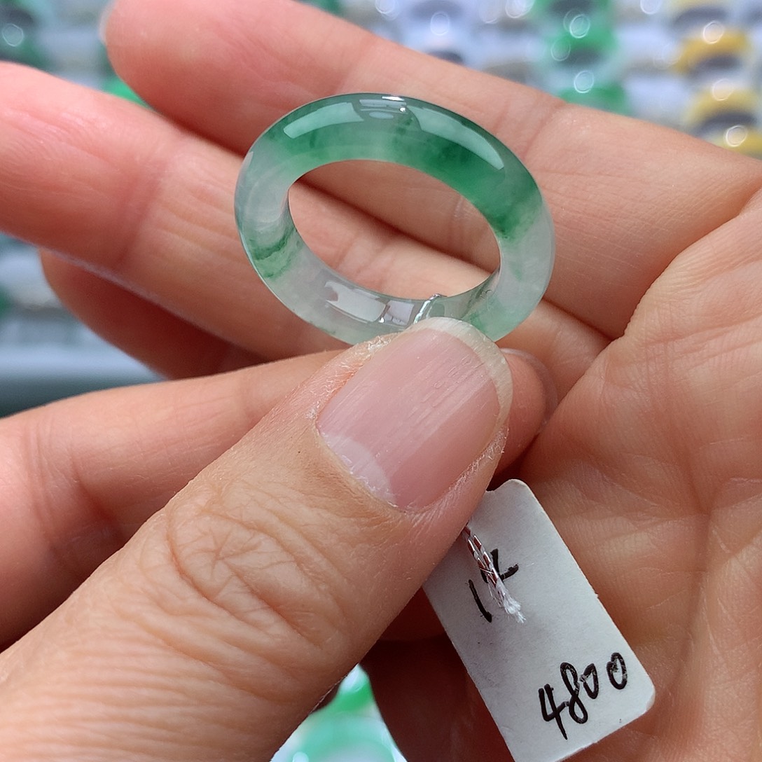 翡翠戒指未镶嵌14号