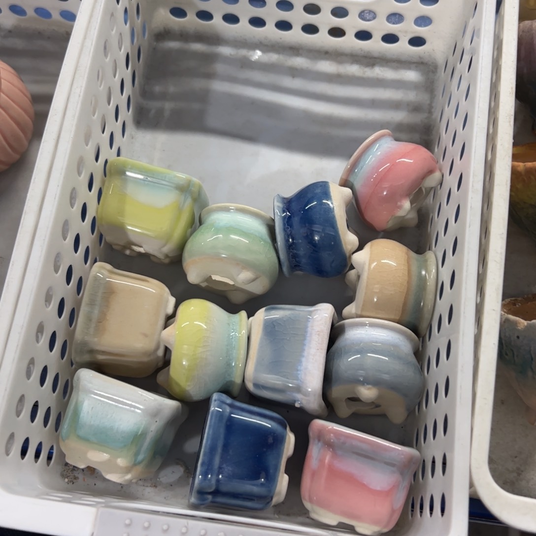 陶瓷多肉小花盆@@1986