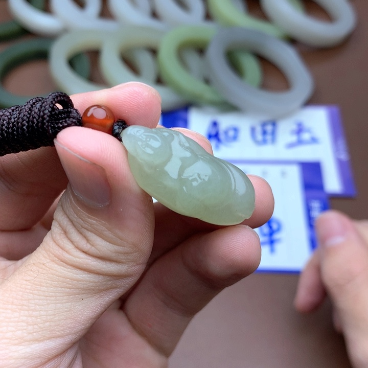 和田玉珠宝半成品未镶嵌