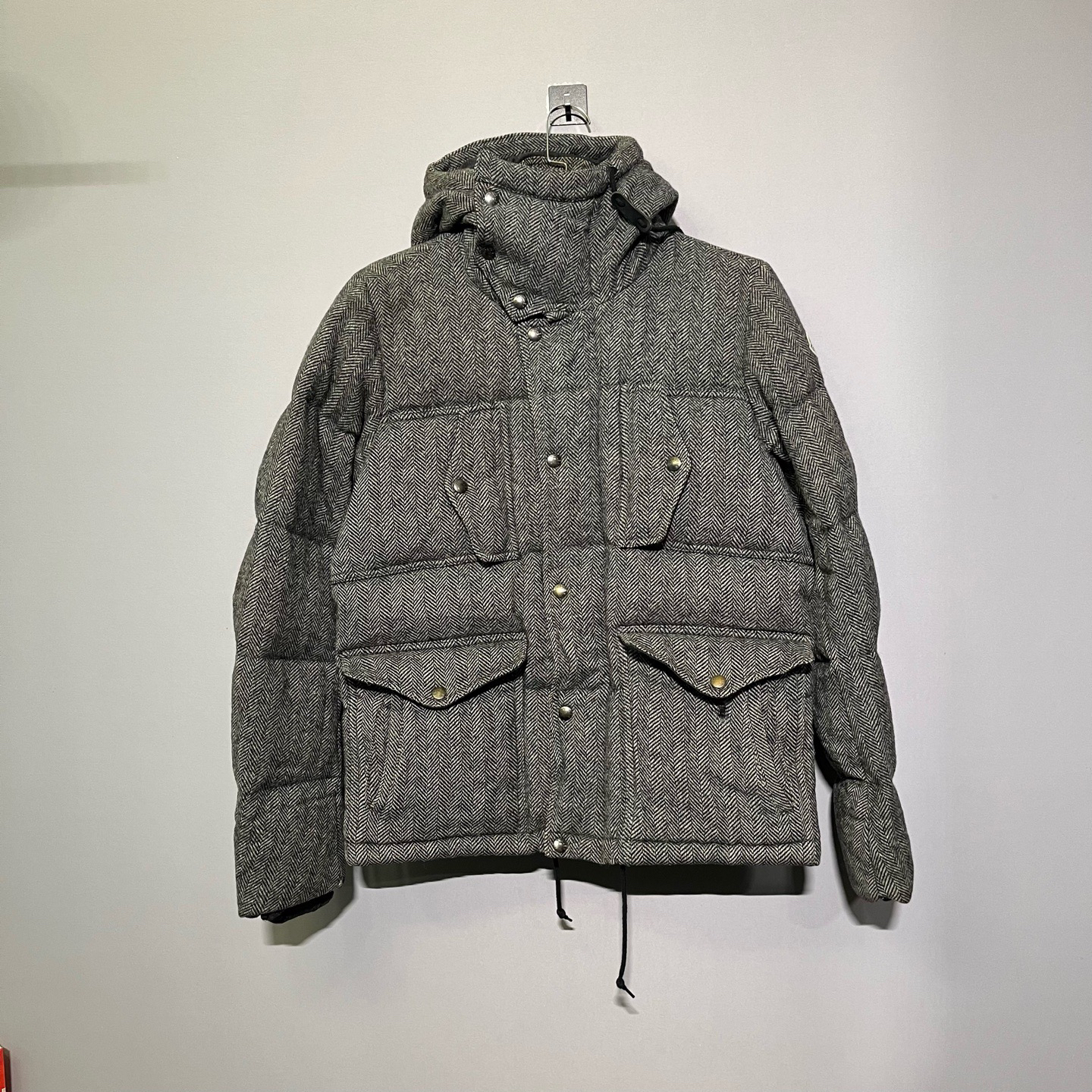99新 MONCLER 羽绒服羊毛织针羽绒服外套夹克 4码 价15200