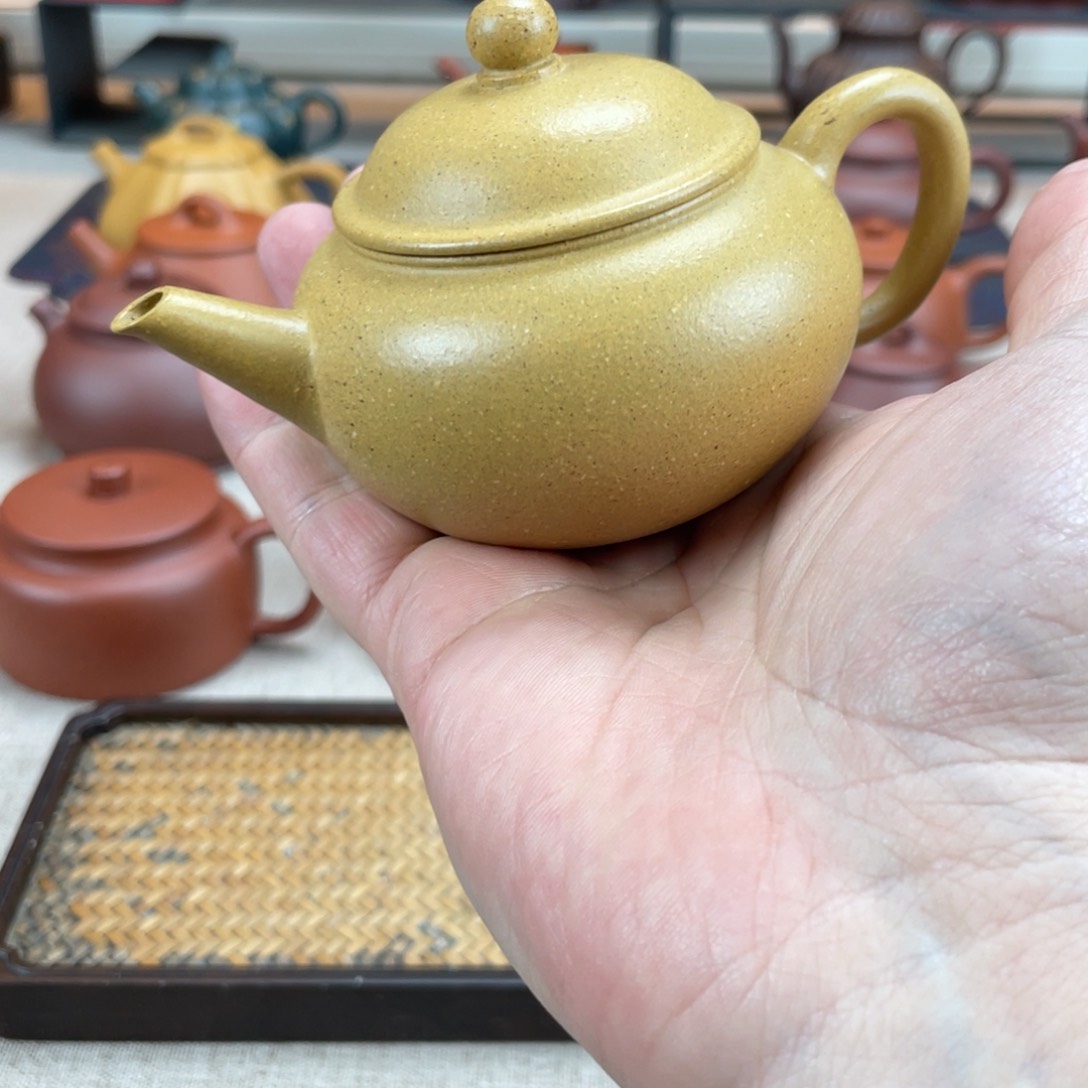 紫砂茶壶保原矿手工壶直播间