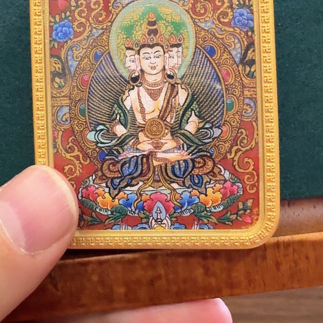 吊坠G**T4×5尺寸纯手绘大日如来唐卡