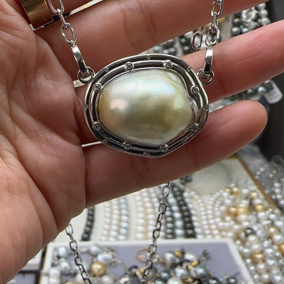 海水珍珠颈饰未镶嵌