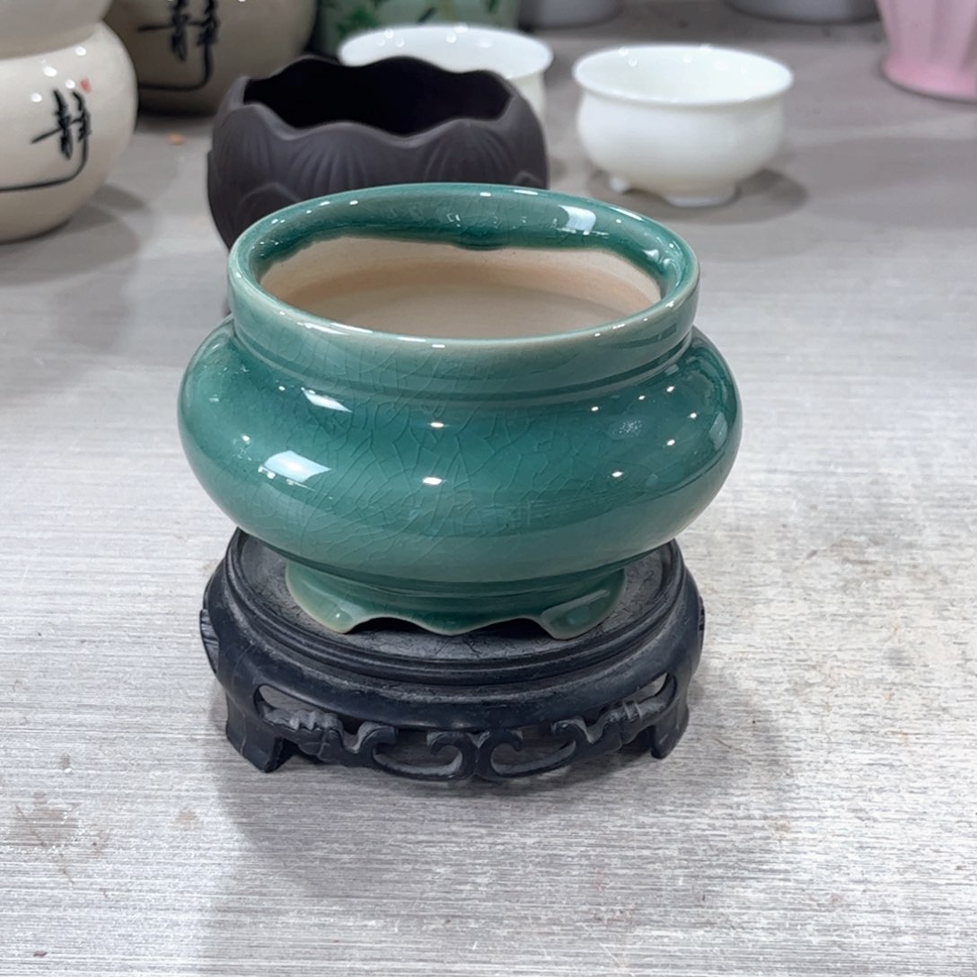 口径   8/7陶瓷绿植多肉微瑕花盆