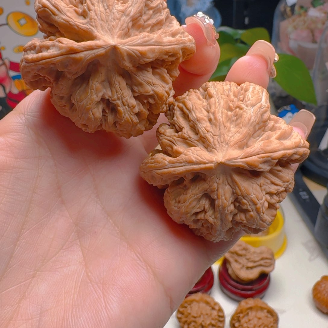 核桃把件47尺寸大粗筋