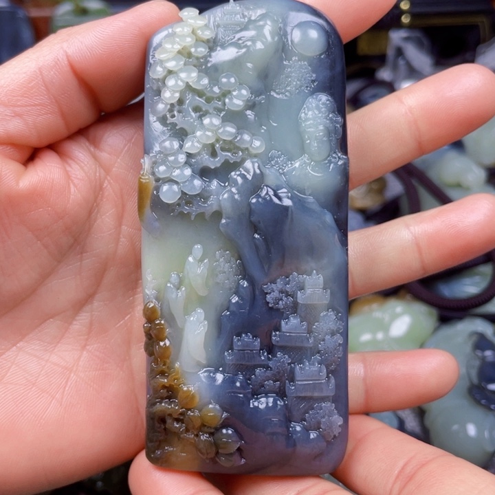 和田玉挂件未镶嵌