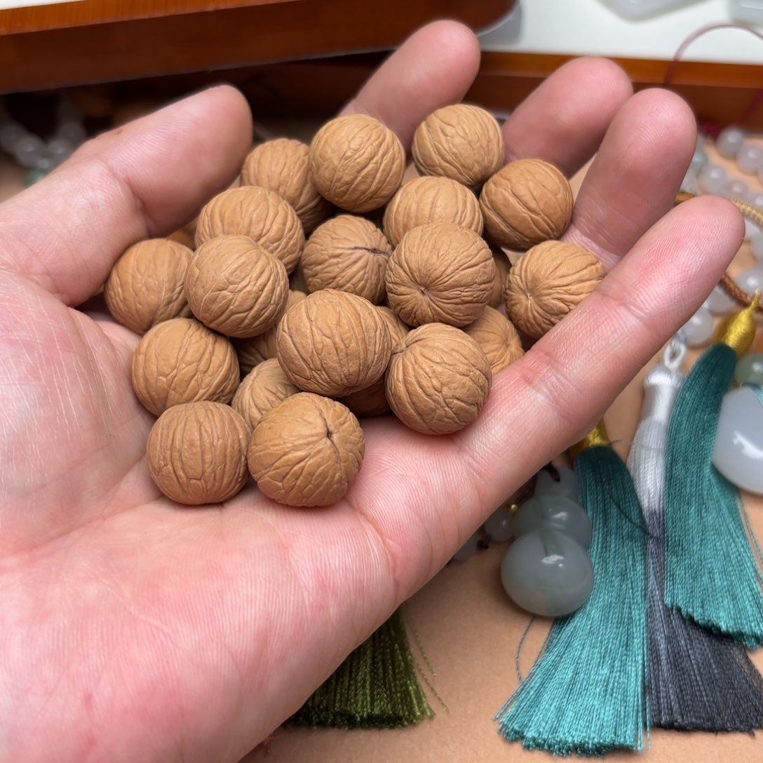 如***店核桃手串/手链18➕聚宝盆卡肚散籽