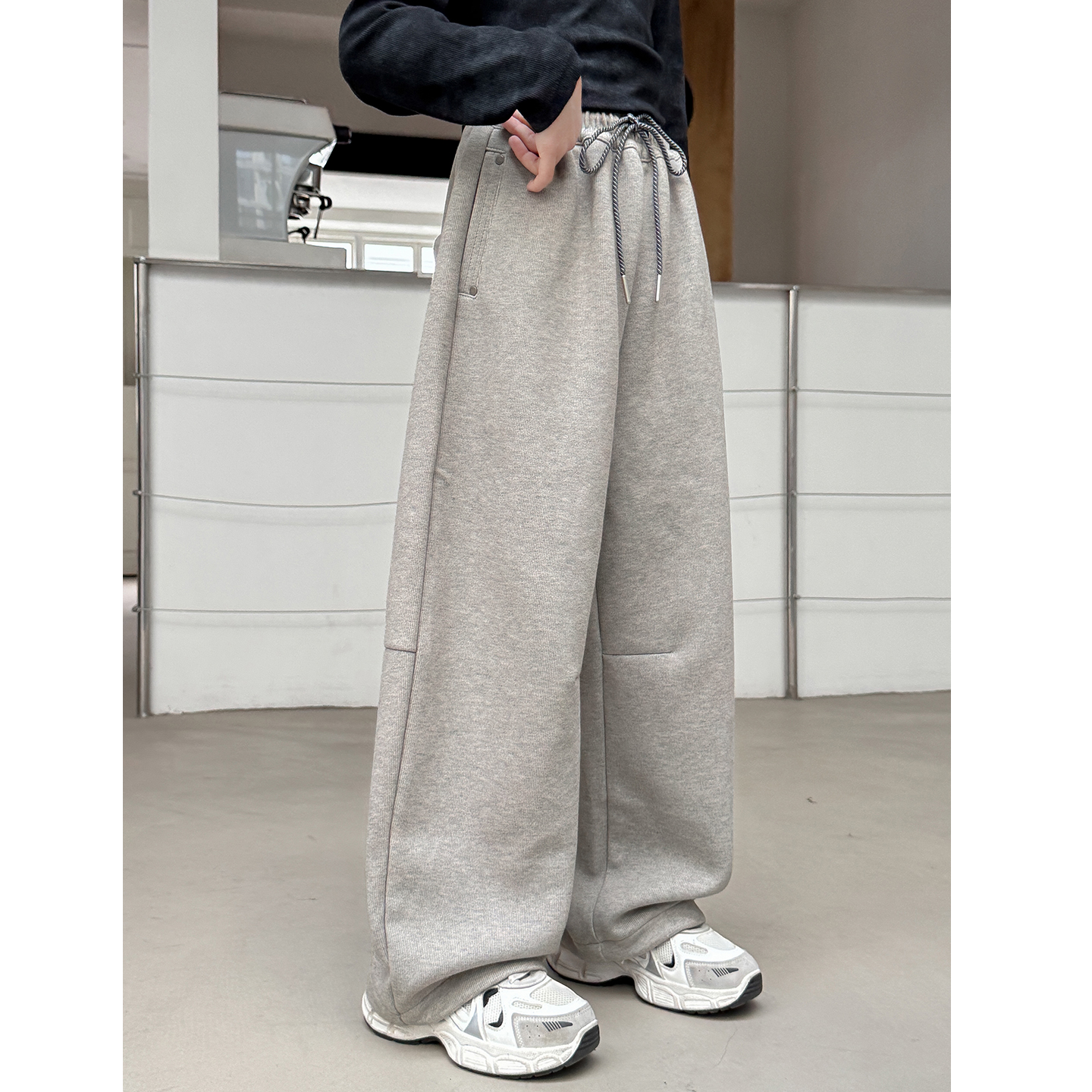 25KZ002女童裤子秋季2025新款儿童秋装女孩阔腿裤大童春秋阔腿裤