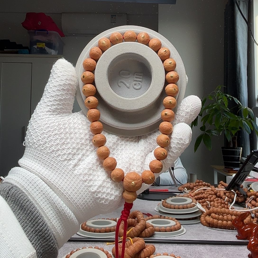 凤眼菩提手串25年尼泊尔12单仓铜钉款手持