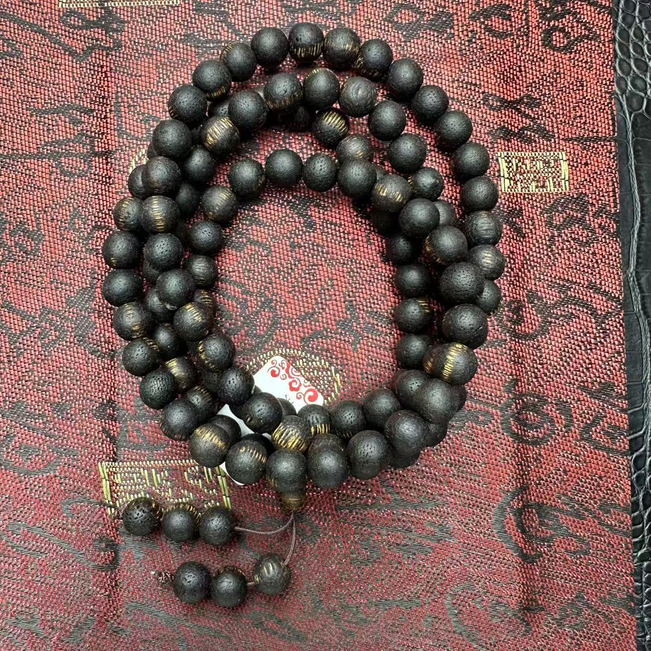 （开总文玩）天然沉香木串005