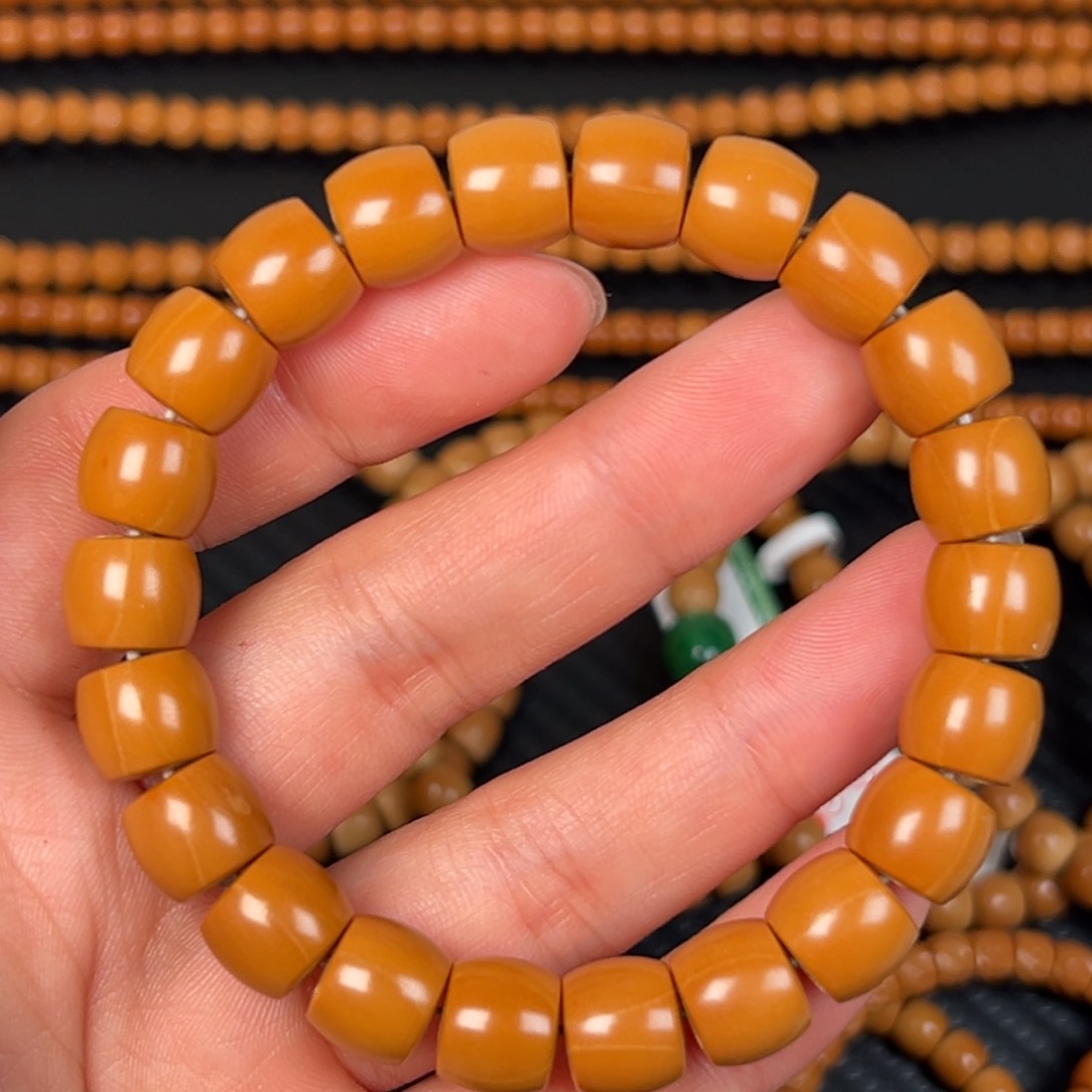 橄榄核把件橄榄核中段单圈