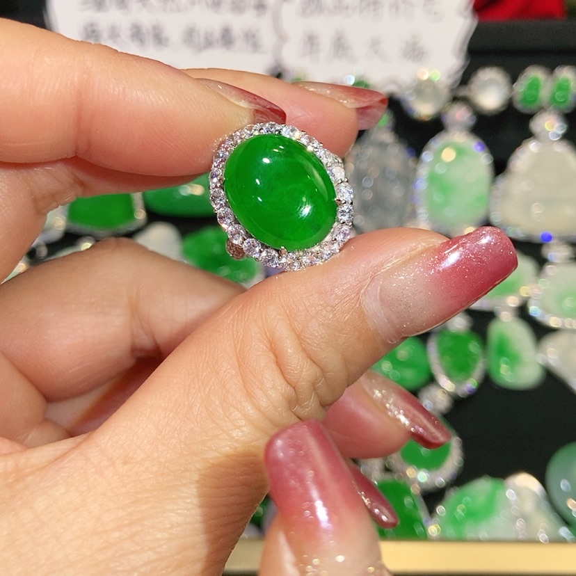 【闪购商品】未镶嵌戒指翡翠天然翡翠