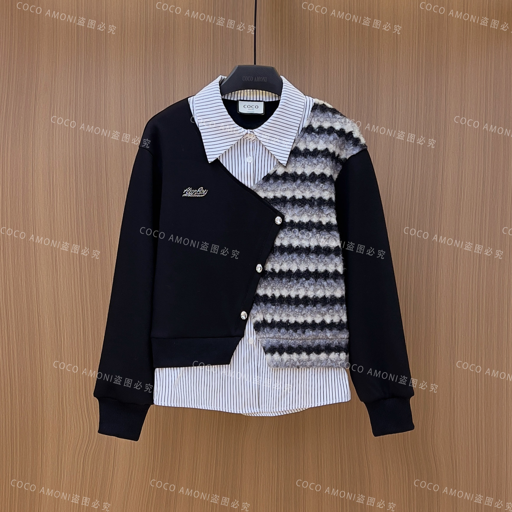 秋冬季时尚新款高级感女装简约百搭显瘦减龄长袖卫衣AD260