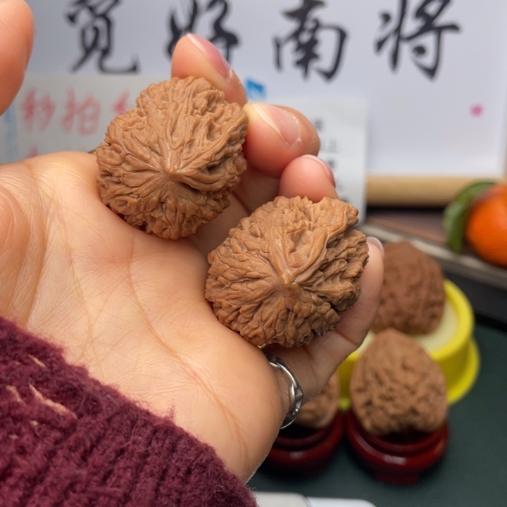 文玩核桃吊坠35尺一帆风顺
