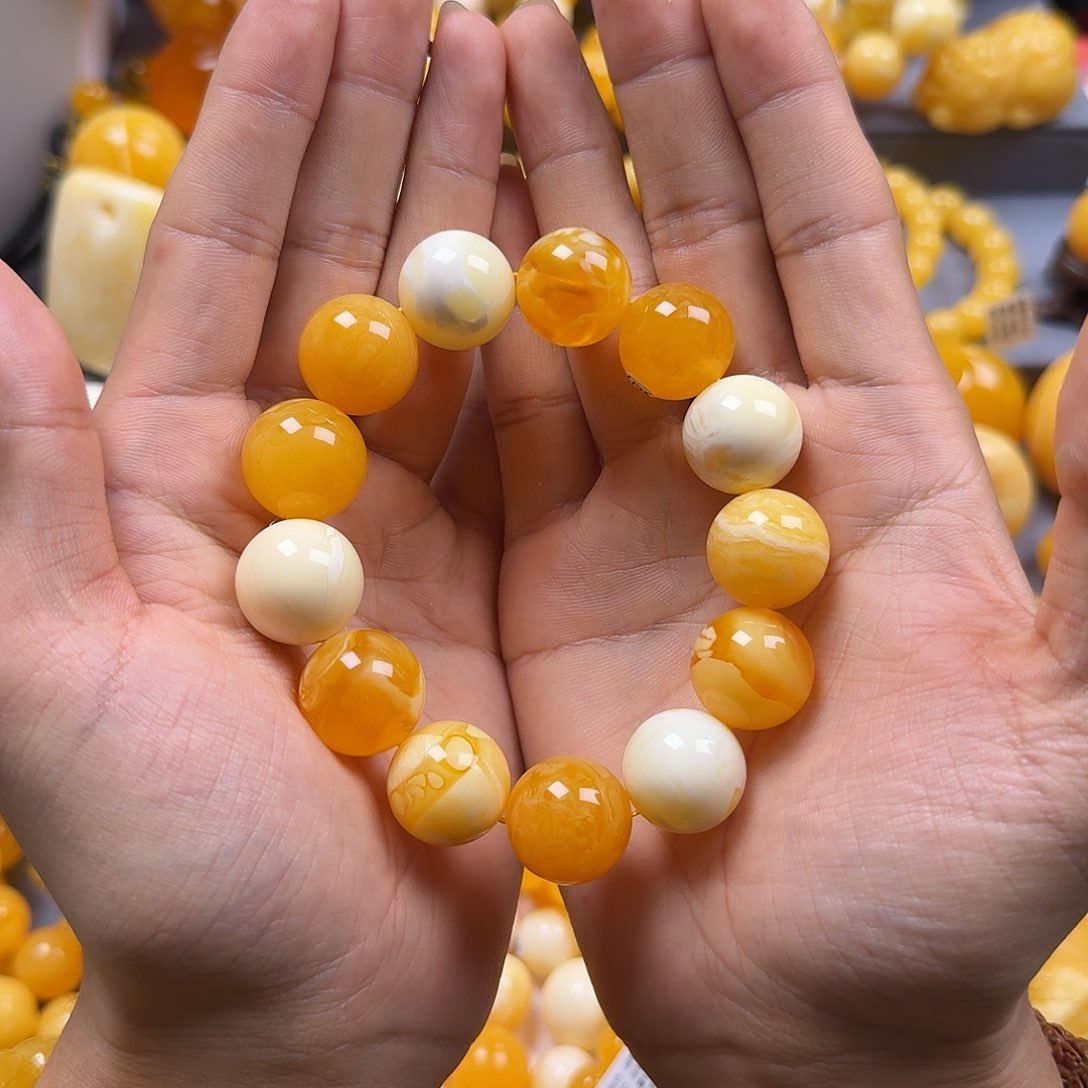 蜜蜡珠宝奇石未镶嵌18mm