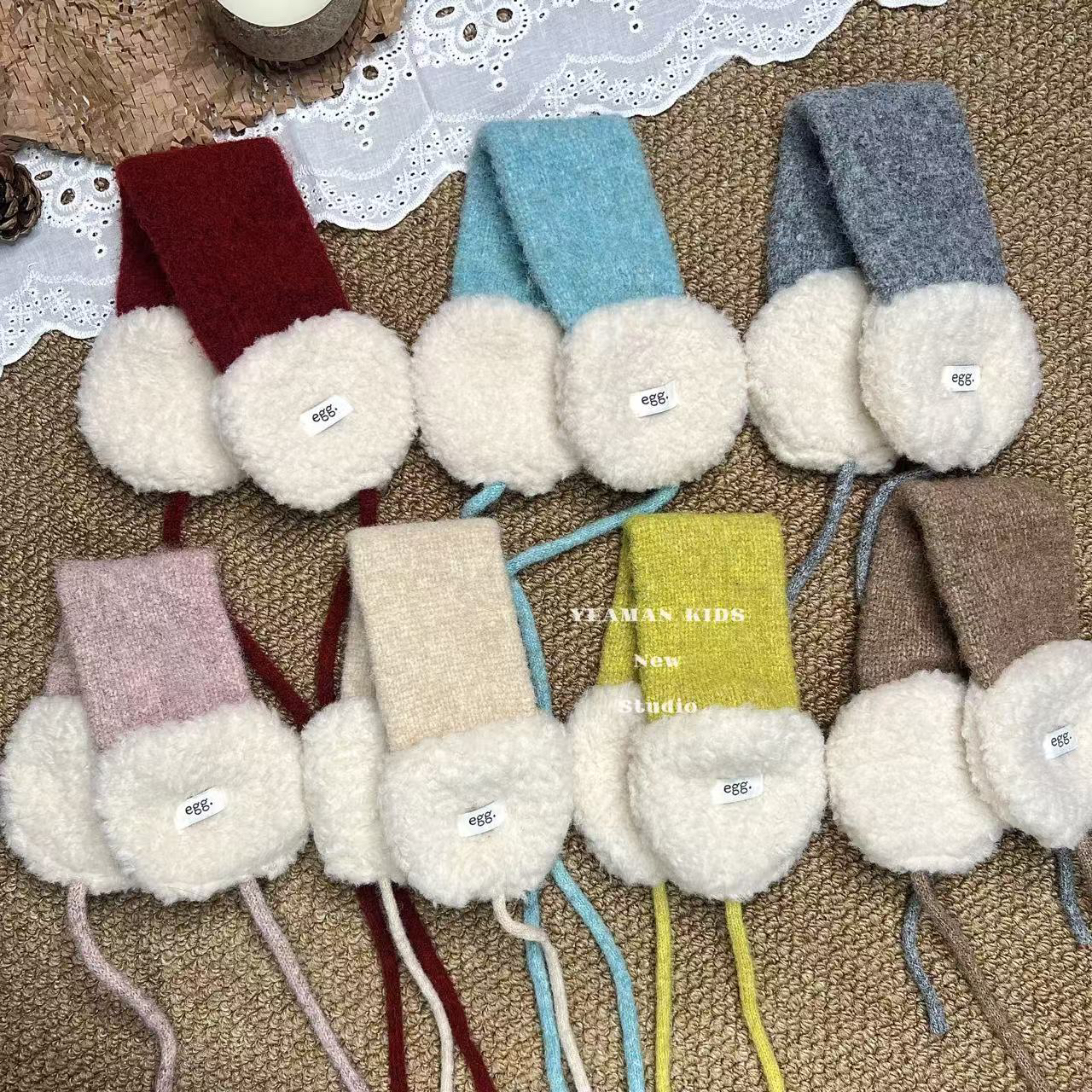 【YEAMAN限定】儿童韩系egg耳罩围脖