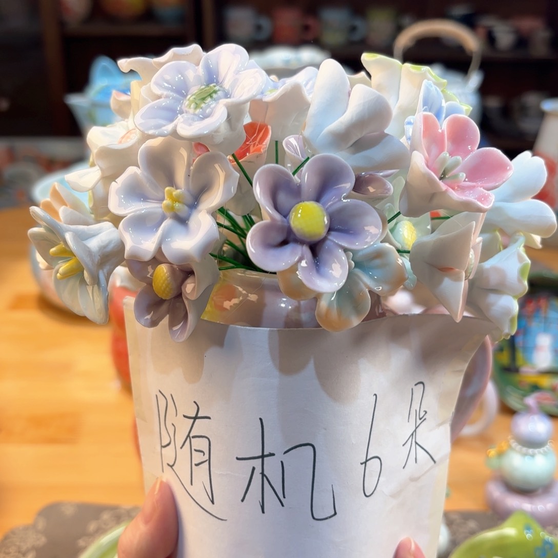 景德镇手绘高温釉下彩陶瓷茶具