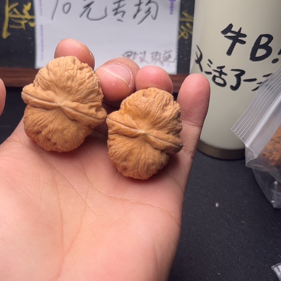 核桃手串/手链41小黄尖元宝好对