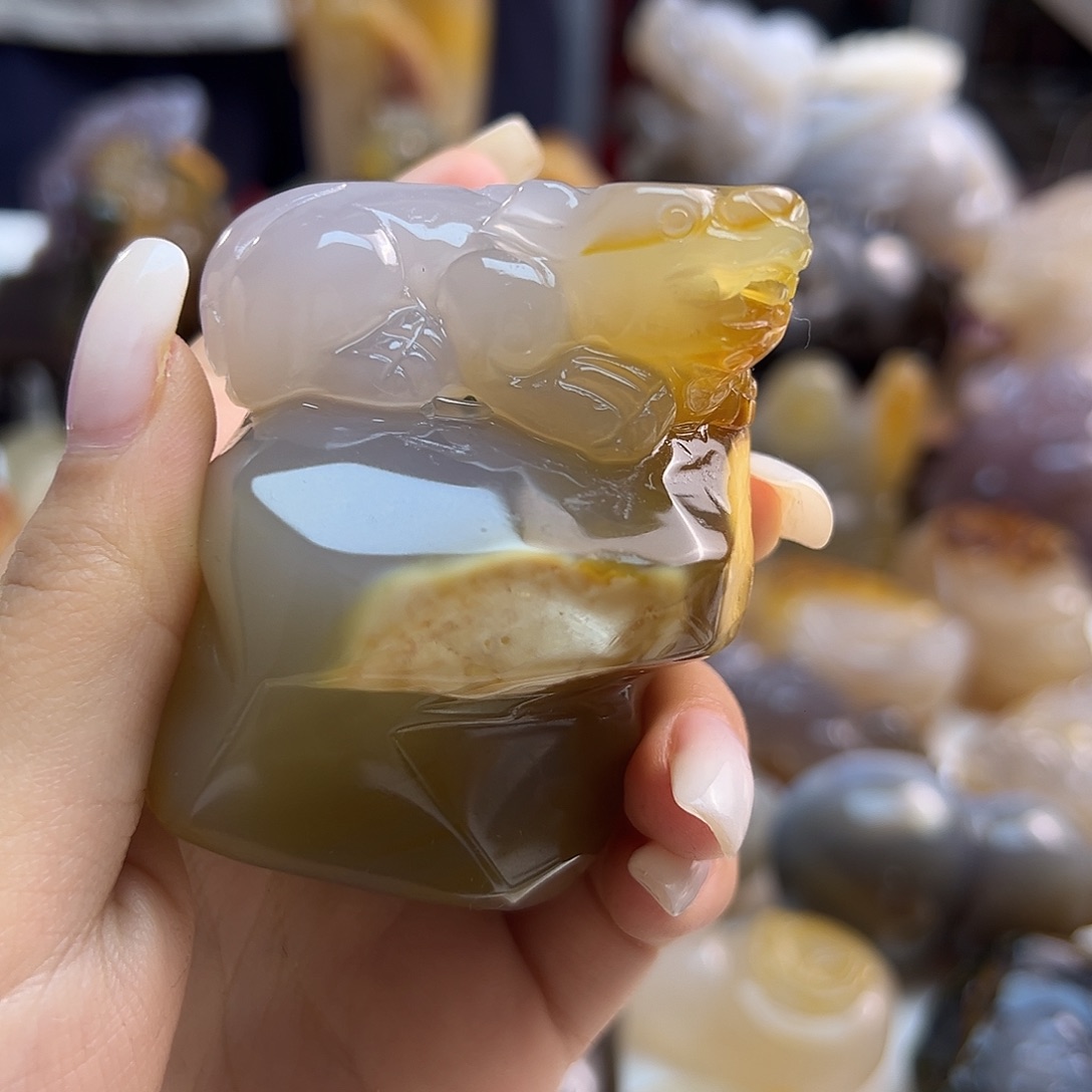 玛瑙/玉髓未镶嵌颈饰