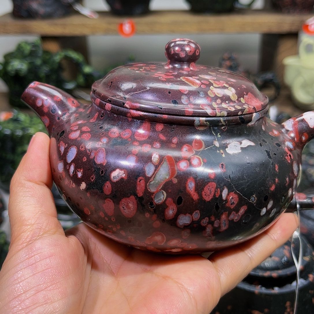 石材梅花玉大仿古330CC有暇