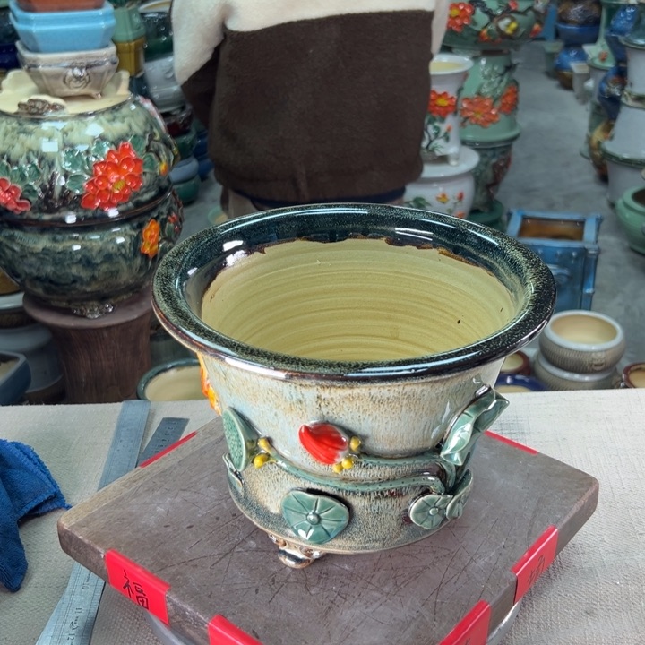 泳坤堂石湾盆陶瓷