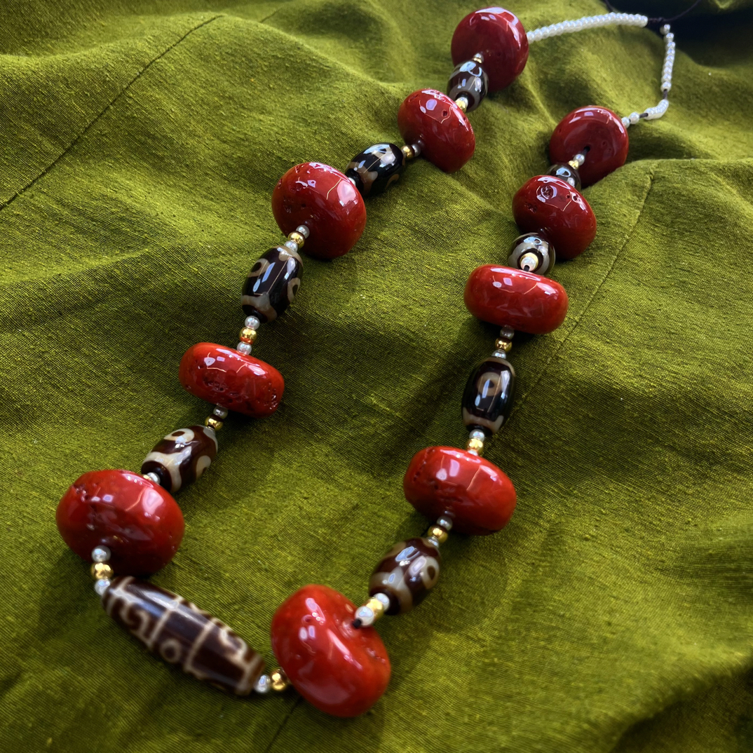 合金项链 央稞【爆款加达罗项链】百搭气质民族风手工复古