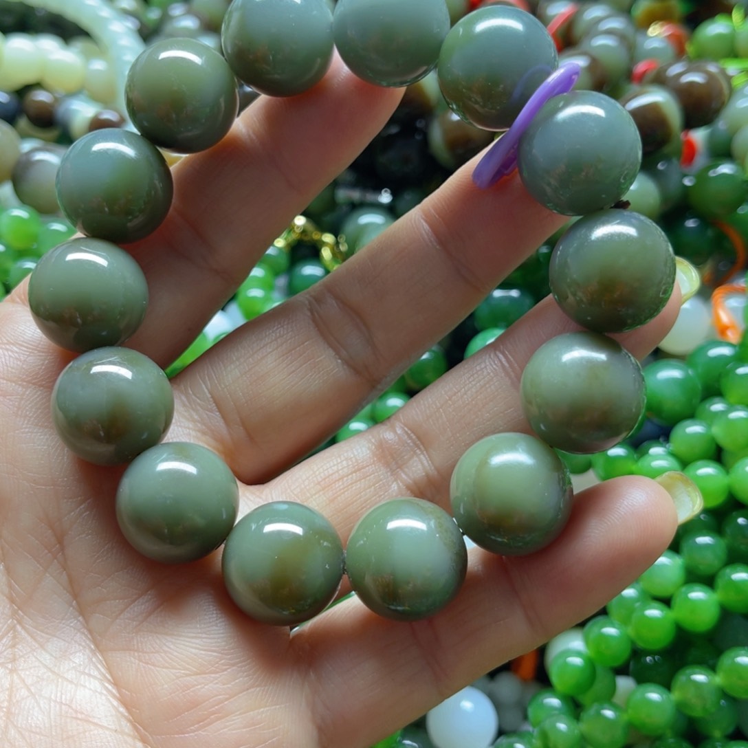 和田玉手链未镶嵌