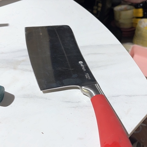 微瑕，不锈钢骨头刀没有礼盒