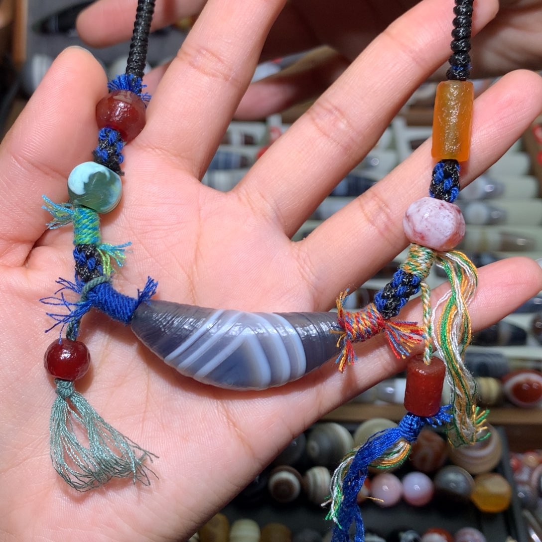 玛瑙/玉髓未镶嵌颈饰