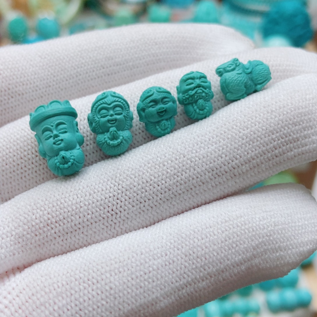 绿松石未镶嵌西游记套装