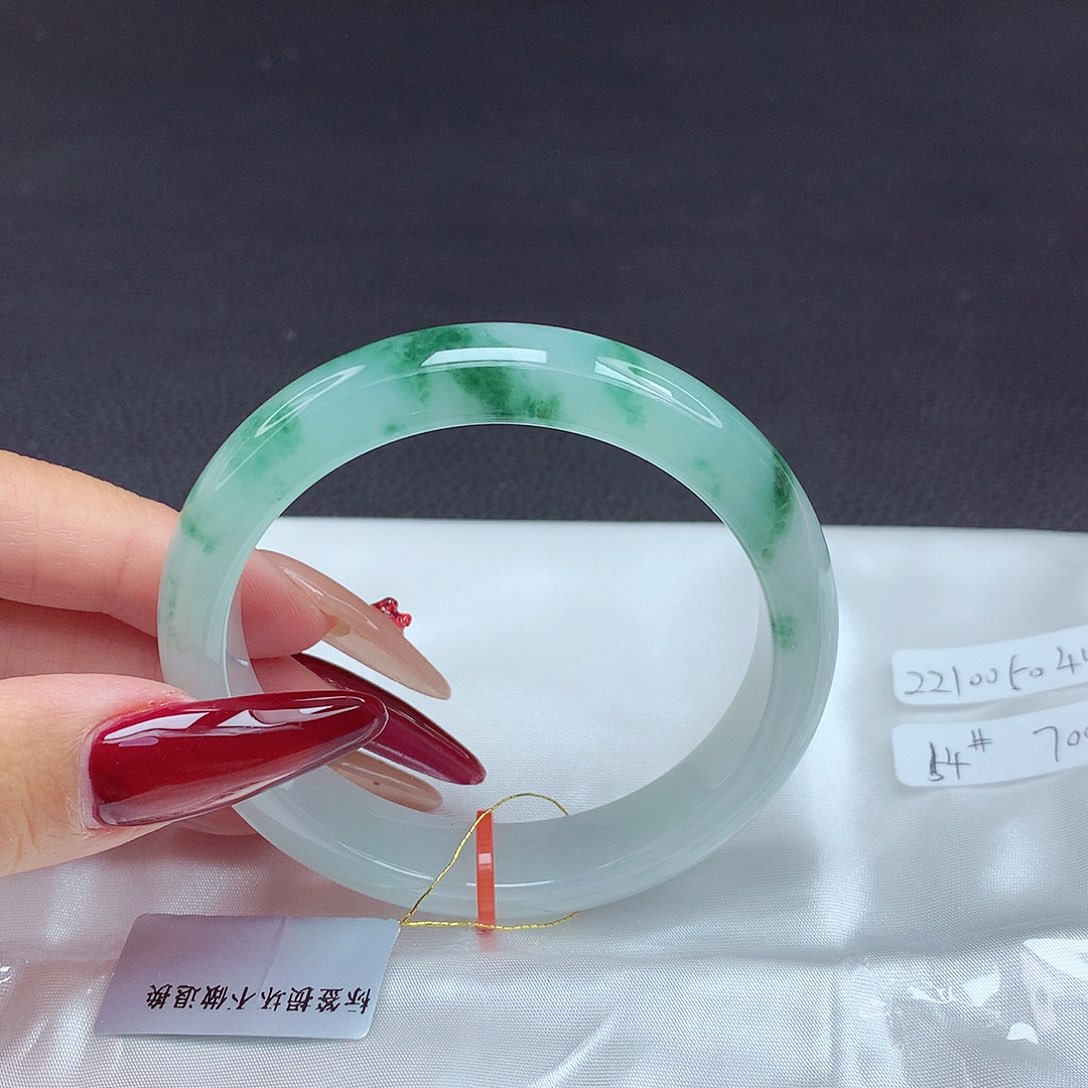 未镶嵌手镯翡翠54圈440