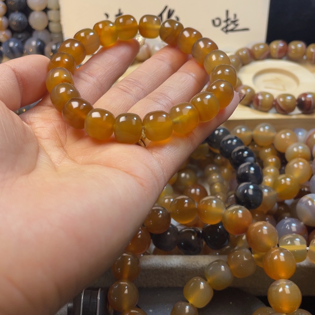 玛瑙/玉髓未镶嵌手链