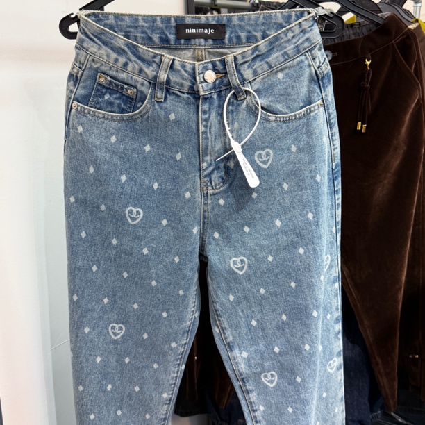 （扣号下单）春秋简约百搭休闲女士牛仔裤