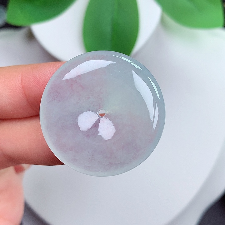 颈饰未镶嵌翡翠晴****平安扣 31x5.8mm