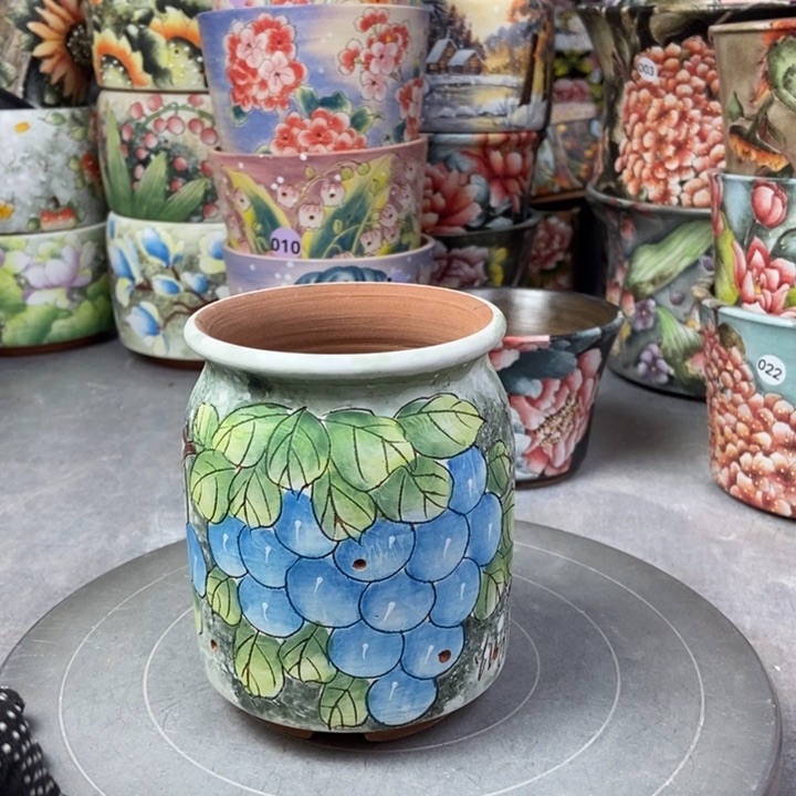 红陶景德镇艺术手绘作品