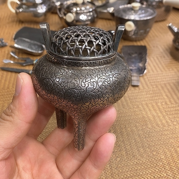 凡*～纯银香炉纯银纯银