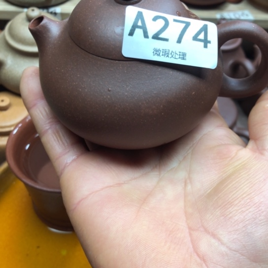 紫砂茶壶紫泥文但170豪升左右瑕疵